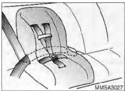 KIA Magentis (2003) - WARNING - Child Restraint Placement - 1