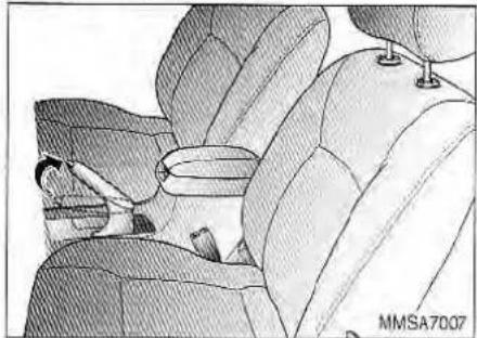 KIA Magentis (2003) - PARKING BRAKE CHECKING THE PARKING BRAKE - 1