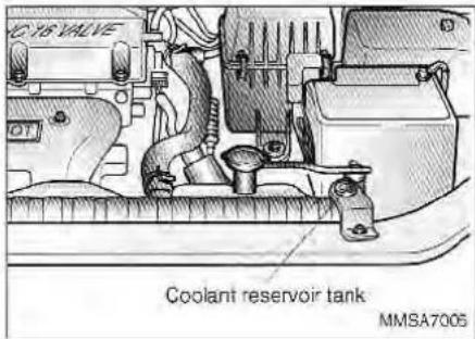 CYS VALVE QT Coolant reservoir tank MMSA7005
