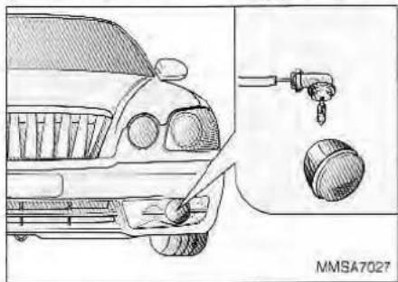 KIA Magentis (2003) - WARNING - Halogen Bulbs - 4