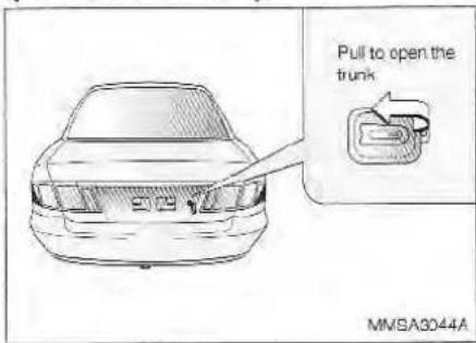 Pull to open the trunk MNSA3044A