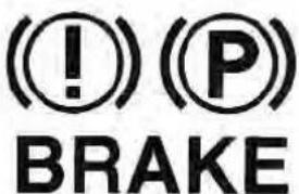 (!)(P) BRAKE