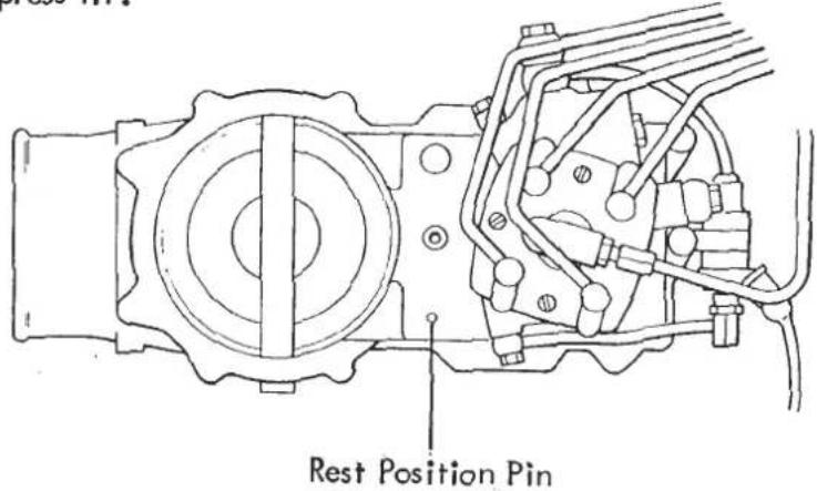 Rest Position Pin