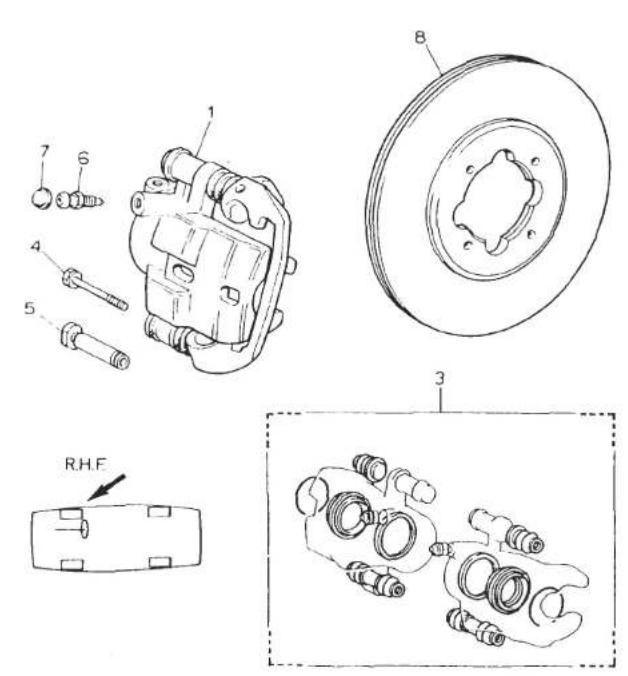 Lotus Turbo Esprit (1980) - ENGINE PART NUMBERS - 299