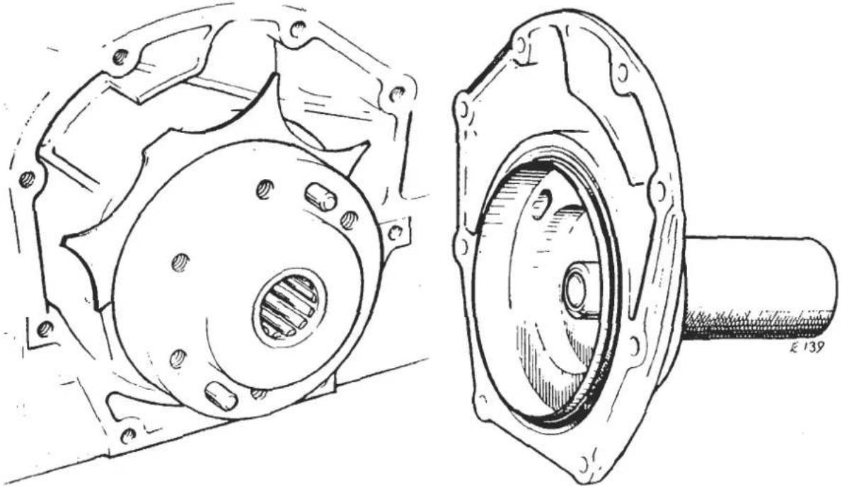 Technical line drawing of a mechanical component showing front and side views (no text or symbols)