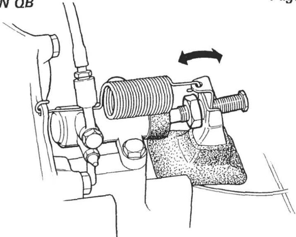 Technical line drawing of a mechanical assembly with hoses and components, no visible text or symbols