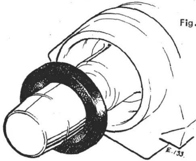 Technical line drawing of a mechanical component with no visible text or symbols