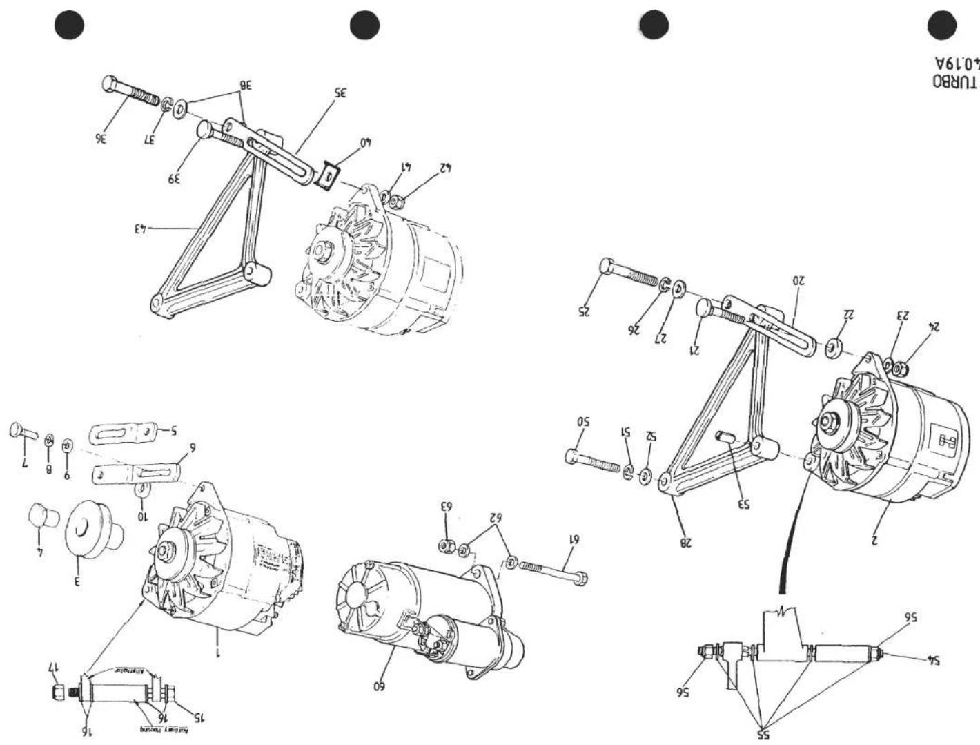 Lotus Turbo Esprit (1980) - ENGINE PART NUMBERS - 425