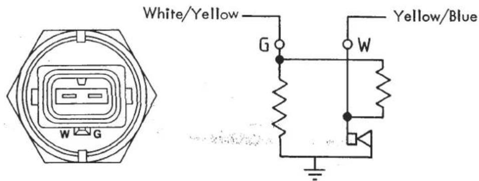 White/Yellow G Yellow/Blue W G