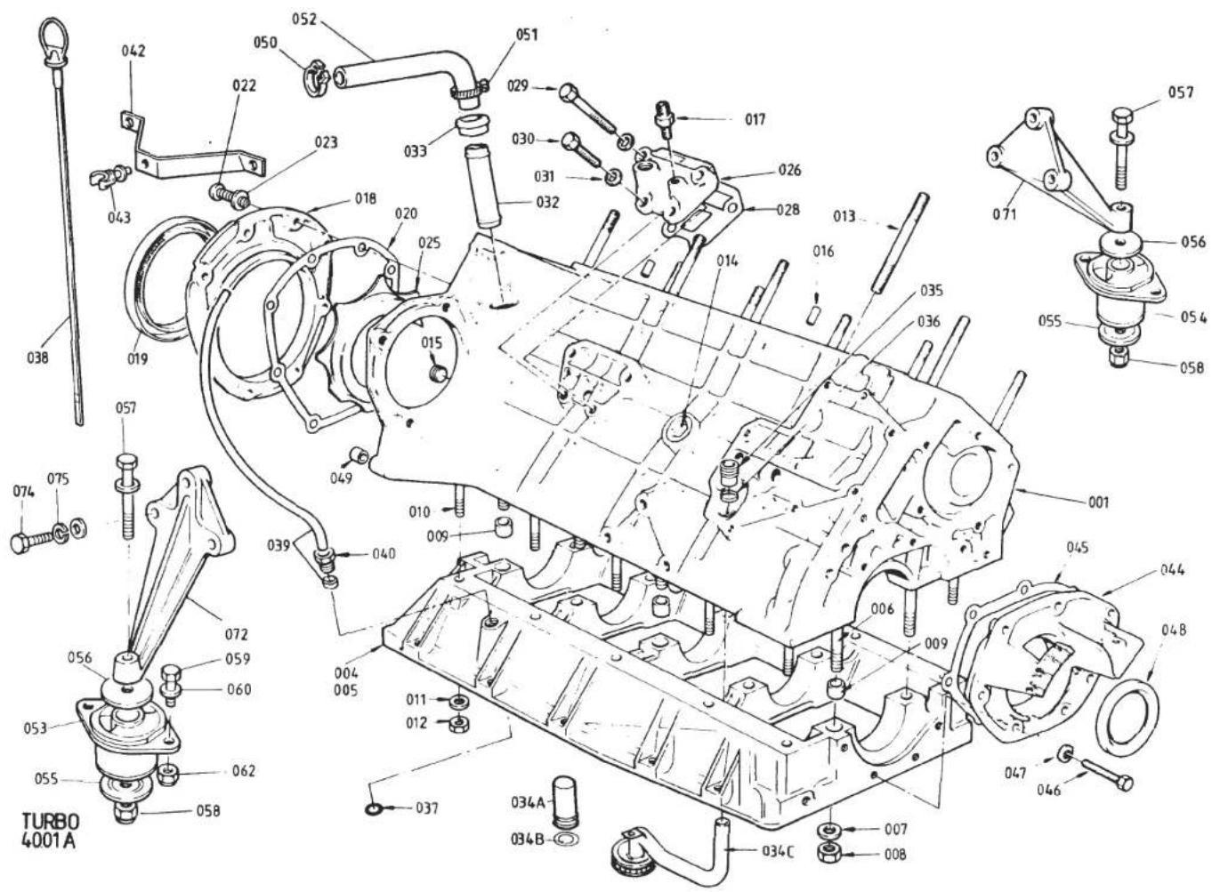 TURBO 4001A 038 042 050 052 051 029 030 031 032 017 026 028 013 014 035 036 057 071 056 054 058 055 056 059 074 075 056 059 060 053 055 062 058 039 049 040 010 009 018 020 025 033 039 047 046 044 048 045 047 037 034A 034B 034C 034B 037