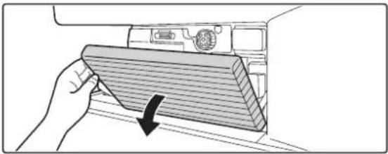 SHARP MX-4501N - Entsorgen von Lochabfällen (sofern eine Lochungseinheit installiert ist) - 1