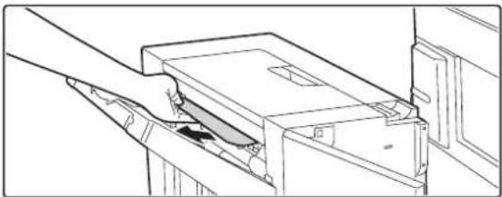 SHARP MX-4501N - Entfernen eines Heftklammernstaus - 4