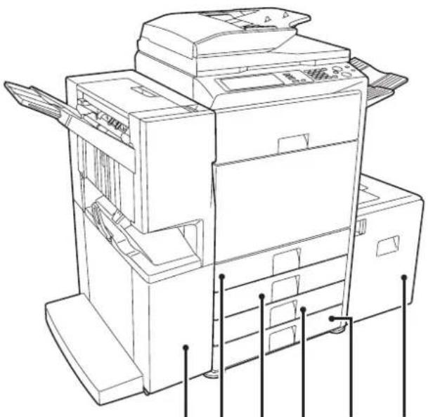 SHARP MX-4501N - Finisher - 2