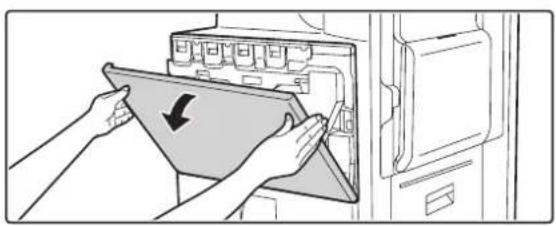 SHARP MX-4501N - AUSWECHSELN DES BEHÄLTERS FÜR ABFALL-TONER - 1
