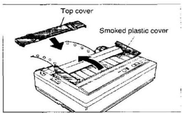 Top cover Smoked plastic cover