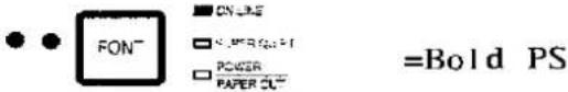 FON⁻ CN-LNE SUPER QRT POGER PAPER CL⁻ =Bold PS