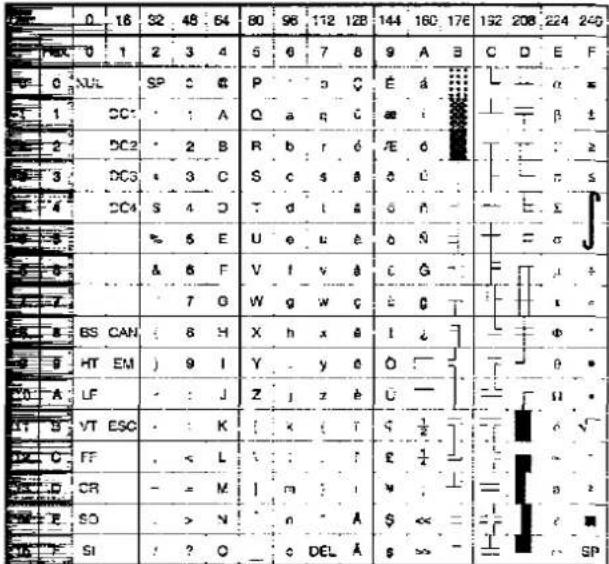 PANASONIC KX-P2023 - Character Set Tables - 5