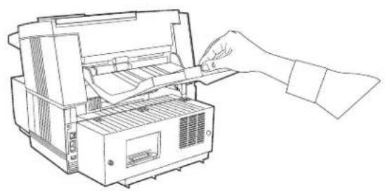 OKI Okifax 5980 - Attaching the Document Stacker - 1
