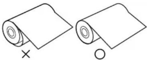 MITSUBISHI P93DE - Do not allow slack in the paper roll. - 1