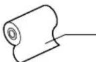 MITSUBISHI P93DE - Load the paper roll. - 3