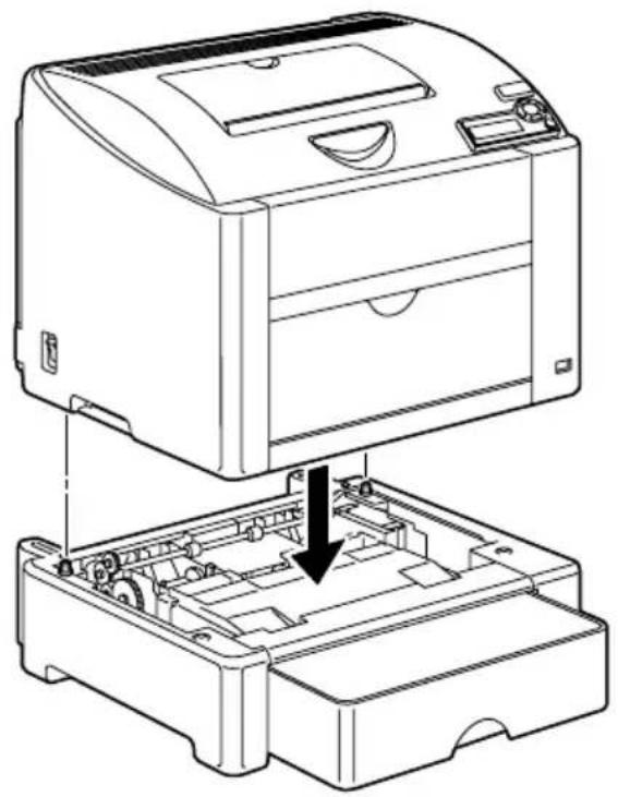 KONICA MINOLTA magicolor 2430 DL - Einzugswalzen für Behälter 2 reinigen - 2