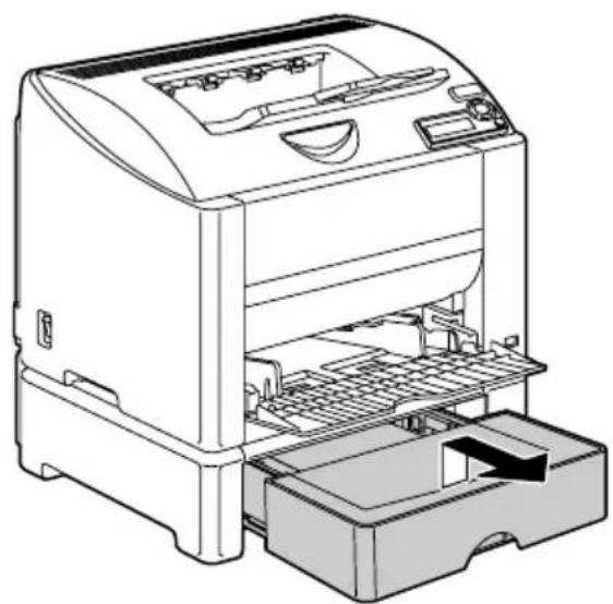 KONICA MINOLTA magicolor 2430 DL - Fehleinzug aus Behälter 2 beseitigen - 2
