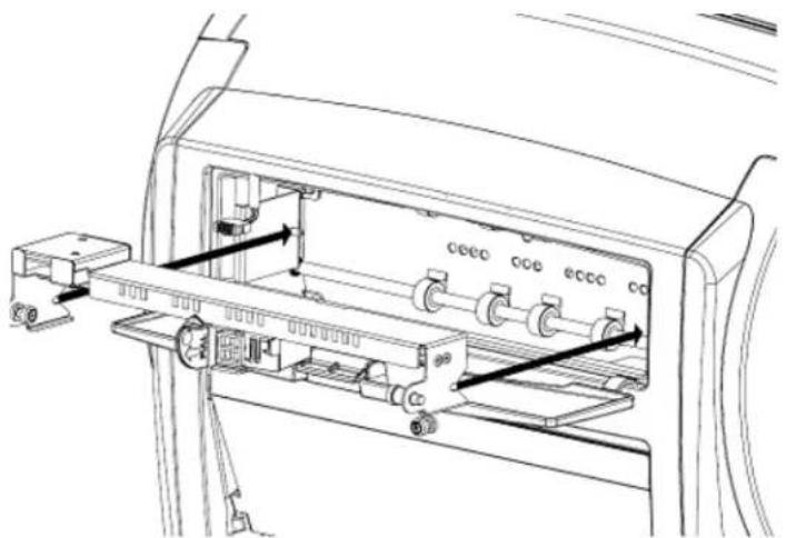 KODAK Ngenuity 9125DC - Rückseiten-Imprinter und Tintenpatrone einsetzen - 2