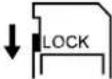 MEDION Life P47010 - Locking the memory card - 2