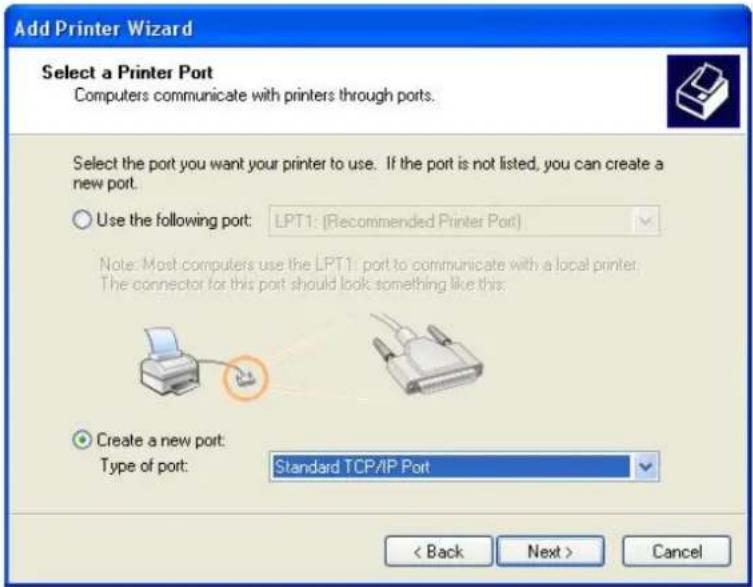 Add Printer Wizard Select a Printer Port Computers communicate with printers through ports. Select the port you want your printer to use. If the port is not listed, you can create a new port. Use the following port: LPT1: [Recommended Printer Port] Note: Most computers use the LPT1: port to communic…