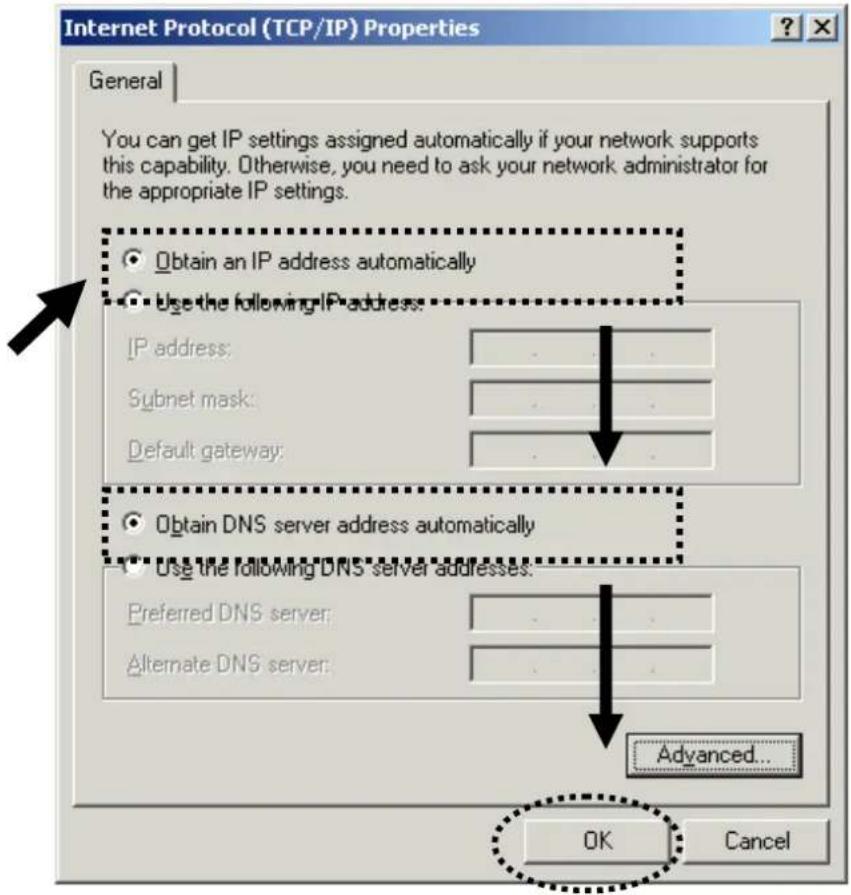 Internet Protocol (TCP/IP) Properties General You can get IP settings assigned automatically if your network supports this capability. Otherwise, you need to ask your network administrator for the appropriate IP settings. Obtain an IP address automatically Use the following IP address: IP address: S…