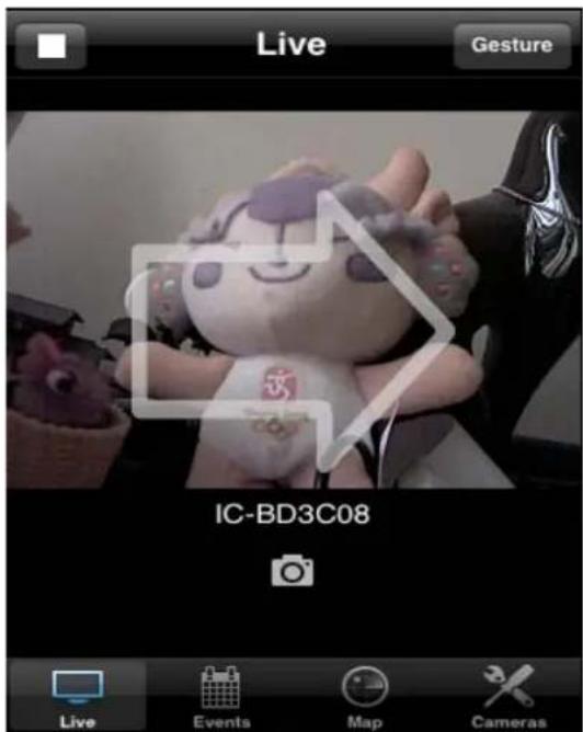 Live Gesture IC-BD3C08 Live Events Map Cameras