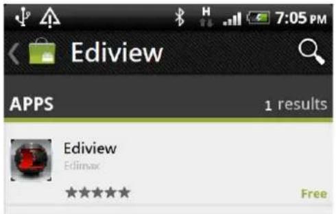 7:05 PM Ediview 1 results APPS Ediview Edimax ★★★★★ Free