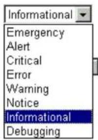 Informational Emergency Alert Critical Error Warning Notice Informational Debugging
