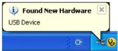 Found New Hardware USB Device