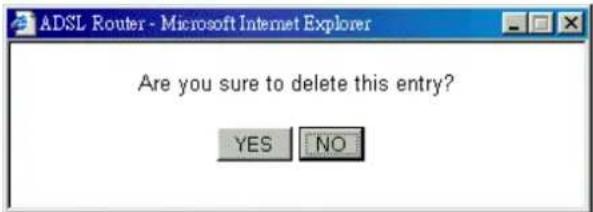Are you sure to delete this entry? YES NO