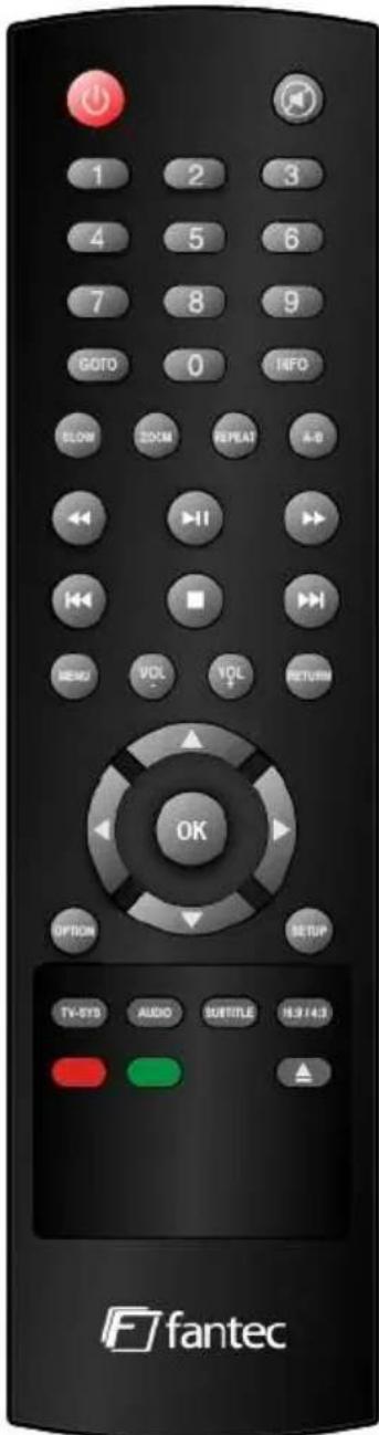 Fantec RayPlay U2 - Fernbedienung - 1