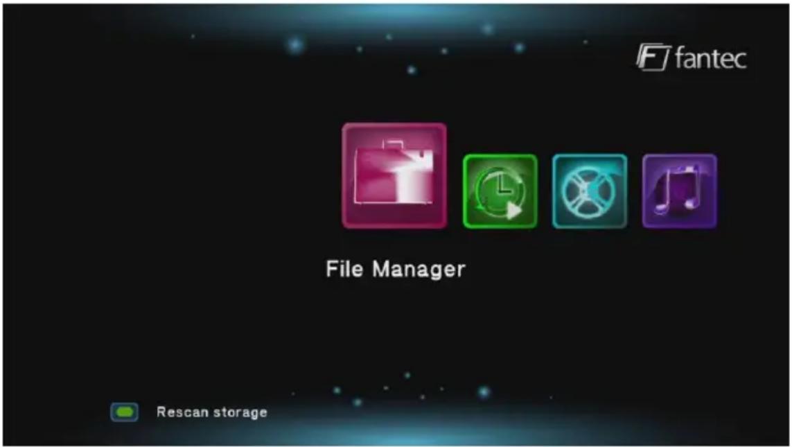 Fantec RayPlay U2 - Dateimanager - 1