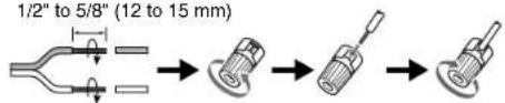 1/2" to 5/8" (12 to 15 mm)