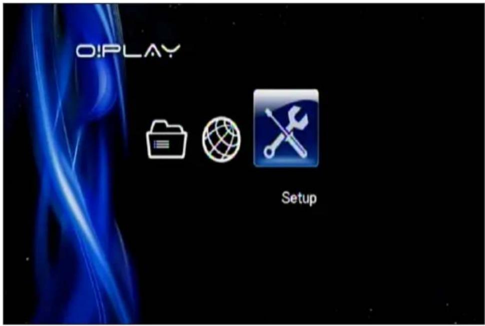 ASUS O!Play Live - The Home screen - 1