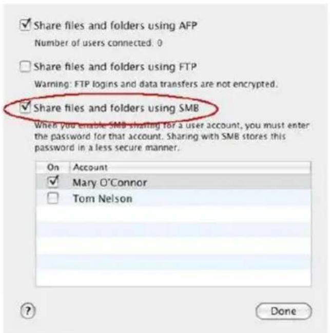 ASUS O!Play Live - To share a folder under Mac OS: - 2