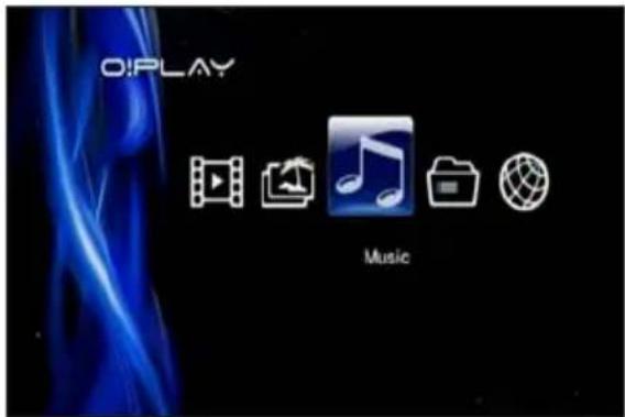 ASUS O!Play Live - To play a music file: - 1