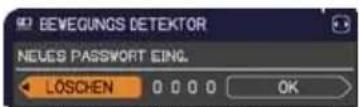 HITACHI CP-X2021WN - BEWEGUNGSDETEKTOR einschalten - 2