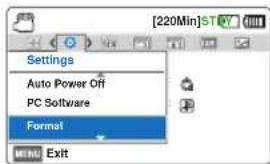 SAMSUNG HMX-F800SP - Format (Format.) - 2