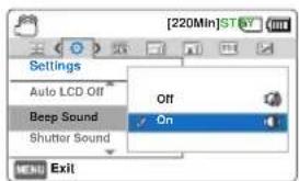 SAMSUNG HMX-F800SP - Beep Sound (Signalton) - 2