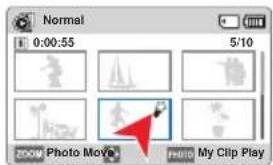 Normal 0:00:55 5:10 ZOOM Photo Move Photo My Clip Play