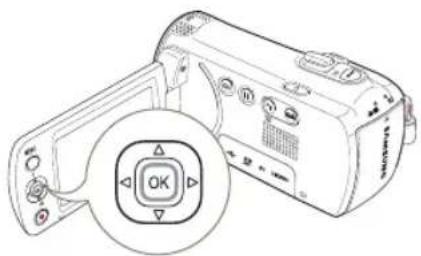 SAMSUNG HMX-F800SP - VERWENDEN DES SHORTCUT MENÜS (OK GUIDE) - 1