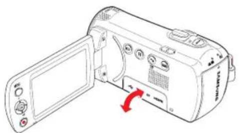 SAMSUNG HMX-F800SP - SPEICHERKARTE EINSETZEN/ENTFERNEN (NICHT IM LIEFERUMFANG ENTHALTEN) - 1
