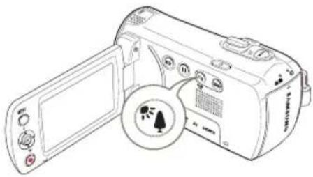 SAMSUNG HMX-F800SP - DRUCKTASTE GEGENLICHTAUSGLEICH VERWENDEN - 1