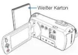 Weißer Karton