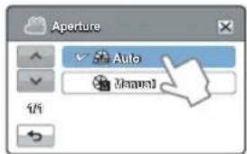 Aperture Auto Manual